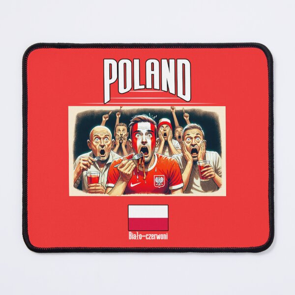 Item preview, Polish Fans Euro24, sausage on a Fork. Poland designed and sold by Get-Forked.