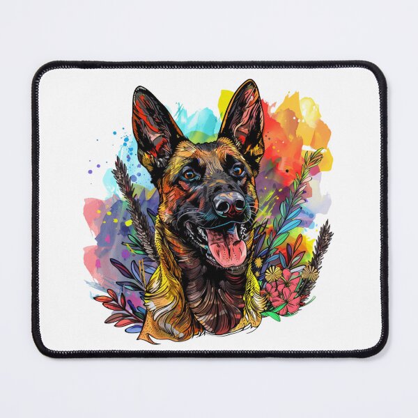 Item preview, Malinois Colorful Art designed and sold by NicolasGlowArt.