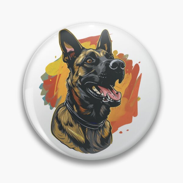 Artikelvorschau, Malinois-Doodle-Gesicht entworfen und verkauft von NicolasGlowArt.