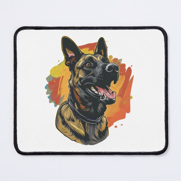 Item preview, Malinois Doodle Face designed and sold by NicolasGlowArt.