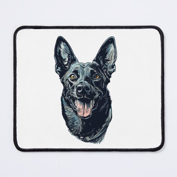 Item preview, Malinois Dog Sticker designed and sold by NicolasGlowArt.
