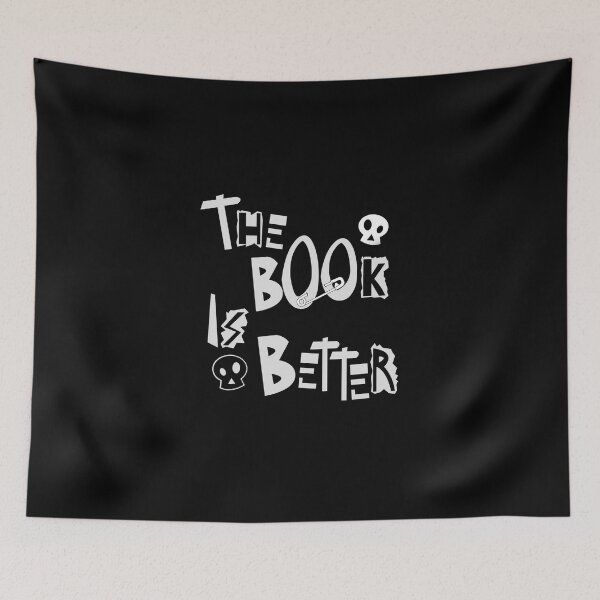 Item preview, THE BOOK IS BETTER -B&W designed and sold by uutopicaa.