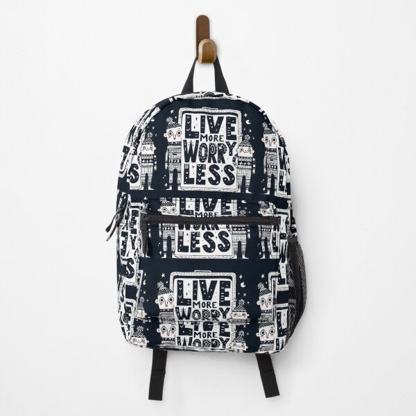 Item preview, Live more Worry Less :from EgyApe Artists (1st design) designed and sold by egyape ⭐⭐⭐⭐⭐.