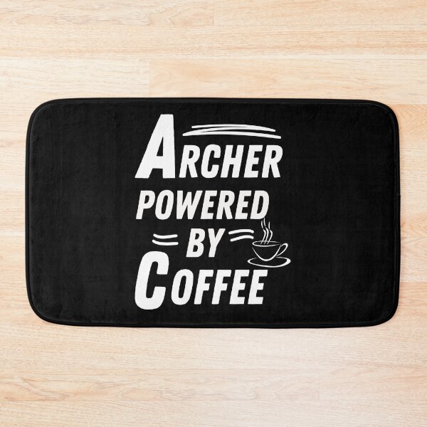 Item preview, Archer powered by coffee designed and sold by annoying-shirts.