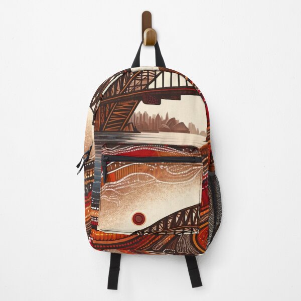 Item preview, Sydney Harbour Bridge interpreted in an Aboriginal art style designed and sold by centaurius21.
