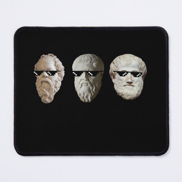 Item preview, Socrates, Plato and Aristotle with sunglasses designed and sold by Cleanthes.