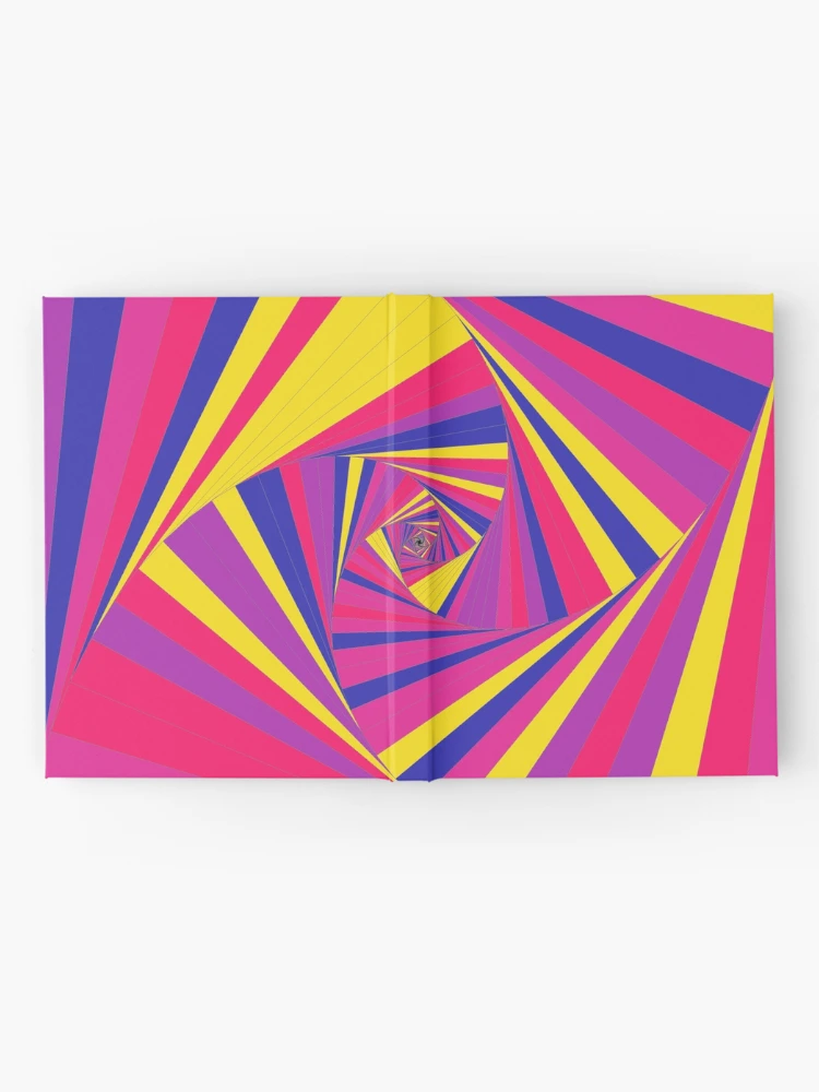 Thumbnail 2 of 3, Journal, Neon Rainbow Vortex designed and sold by Abstract-Color.