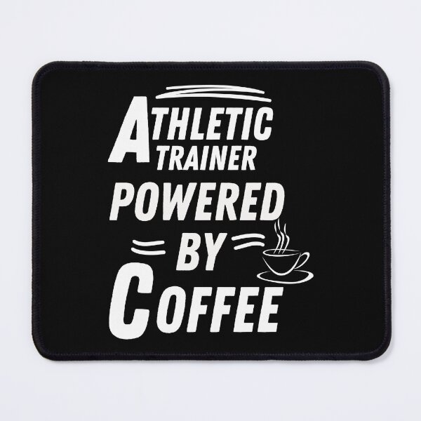 Item preview, Athletic trainer powered by coffee designed and sold by annoying-shirts.