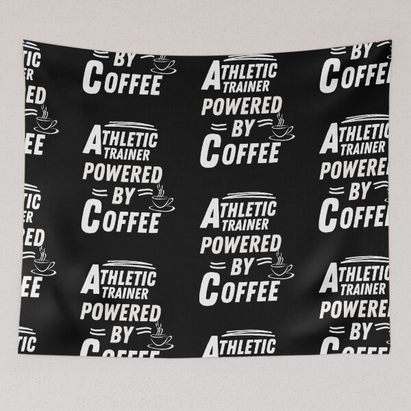 Item preview, Athletic trainer powered by coffee designed and sold by annoying-shirts.