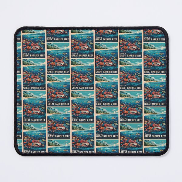 Item preview, Vintage travel poster - Discover the Great Barrier Reef, retro travel destination Australia designed and sold by pod24.