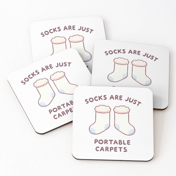 Item preview, Socks are Just Portable Carpets - Cozy Accessory Gift designed and sold by UmbrellaStudio1.
