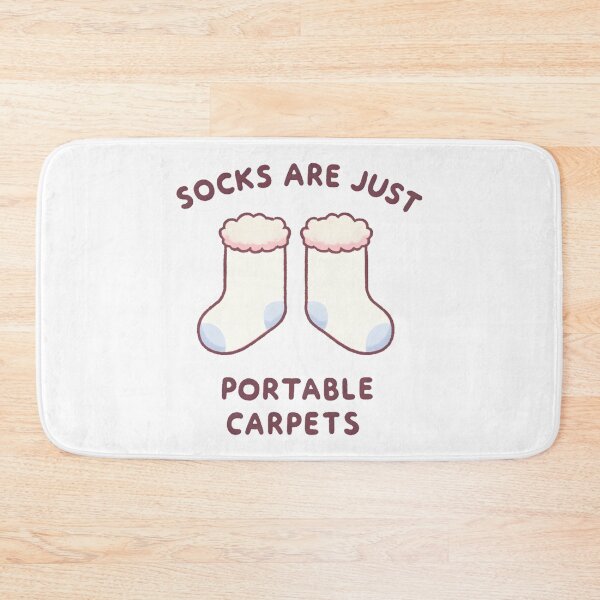 Item preview, Socks are Just Portable Carpets - Cozy Accessory Gift designed and sold by UmbrellaStudio1.