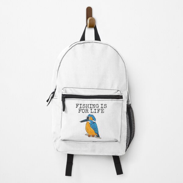 Item preview, Fishing Is For Life, Kingfisher Bird Watcher Fisherman Funny designed and sold by doodlerob.
