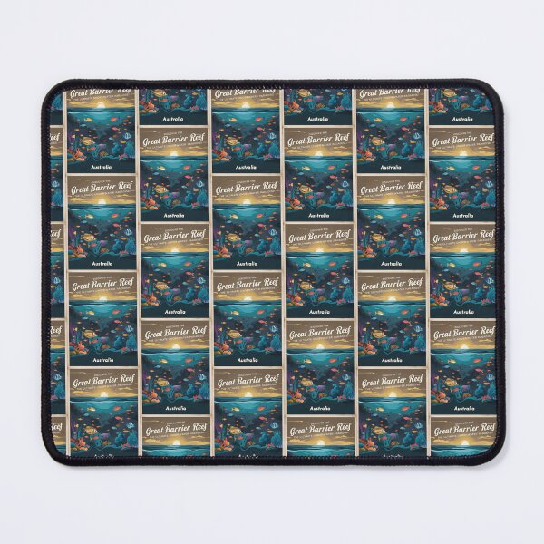 Item preview, Vintage Great Barrier Reef travel poster - retro and minimal art from Australia designed and sold by pod24.