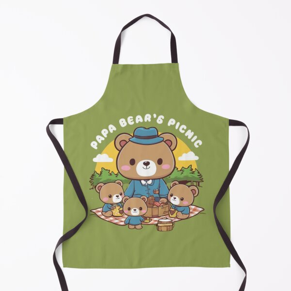 Item preview, Papa Bear's Picnic - Kawaii designed and sold by Rockin-Rainbow.