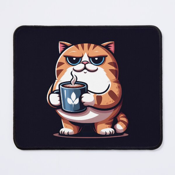 Item preview, Cool Coffee Cat designed and sold by Annabelhut.