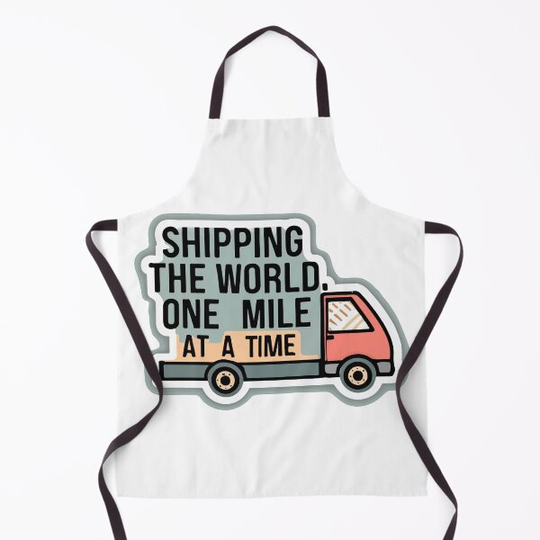 Item preview, Modern Cargo Truck - Shipping the World, One Mile at a Time designed and sold by NiftyWrx.