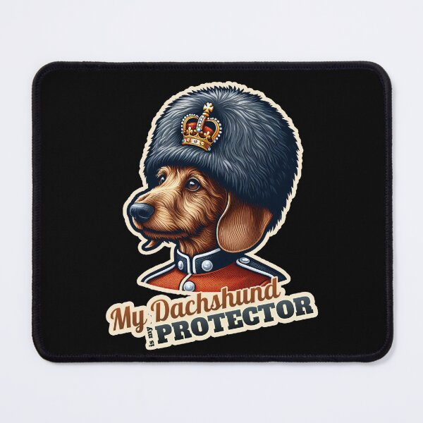 Item preview, Wire-haired Dachshund King Queen guard designed and sold by ThisDress.