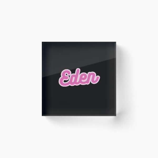 Aperçu de l'œuvre my name is Eden, happy birthday Eden, personalized gift for Eden, custom gift for Eden créée et vendue par artricorn.