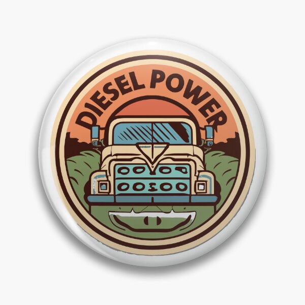 Item preview, Vintage Diesel Power Truck Illustration designed and sold by NiftyWrx.