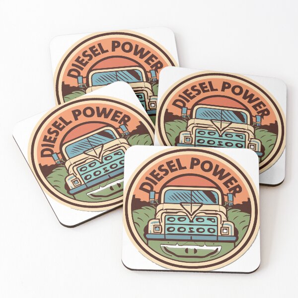 Item preview, Vintage Diesel Power Truck Illustration designed and sold by NiftyWrx.
