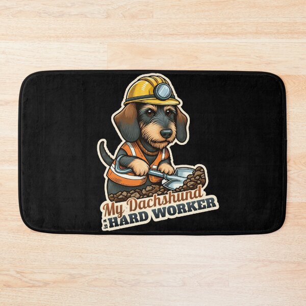 Item preview, Wire-haired Dachshund worker designed and sold by ThisDress.