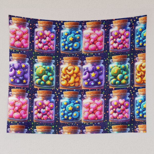 Aperçu de l'œuvre Biscuits magiques colorés créée et vendue par EmeraldeaArt.