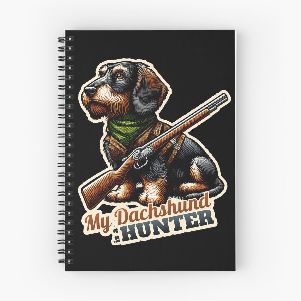 Item preview, Wire-haired Dachshund Hunter designed and sold by ThisDress.