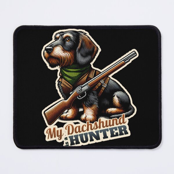 Item preview, Wire-haired Dachshund Hunter designed and sold by ThisDress.