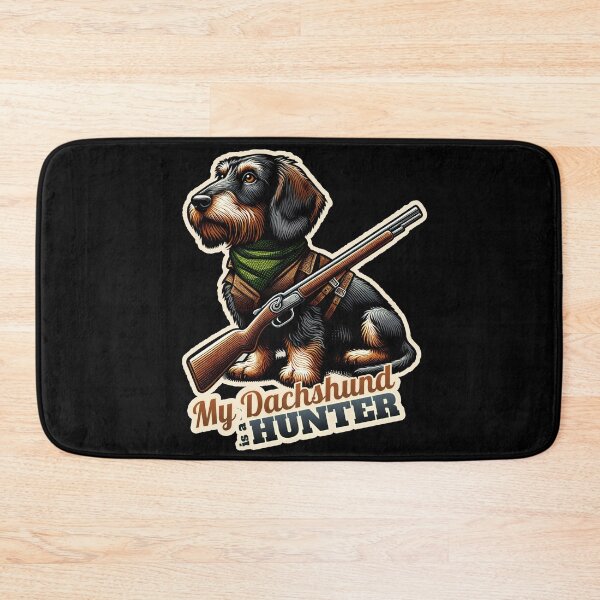 Item preview, Wire-haired Dachshund Hunter designed and sold by ThisDress.