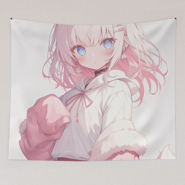 Item preview, a cute cat-eared girl designed and sold by Kawai Anime Shop.