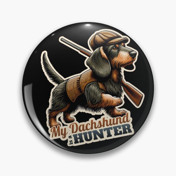 Item preview, Wire-haired Dachshund Hunter designed and sold by ThisDress.