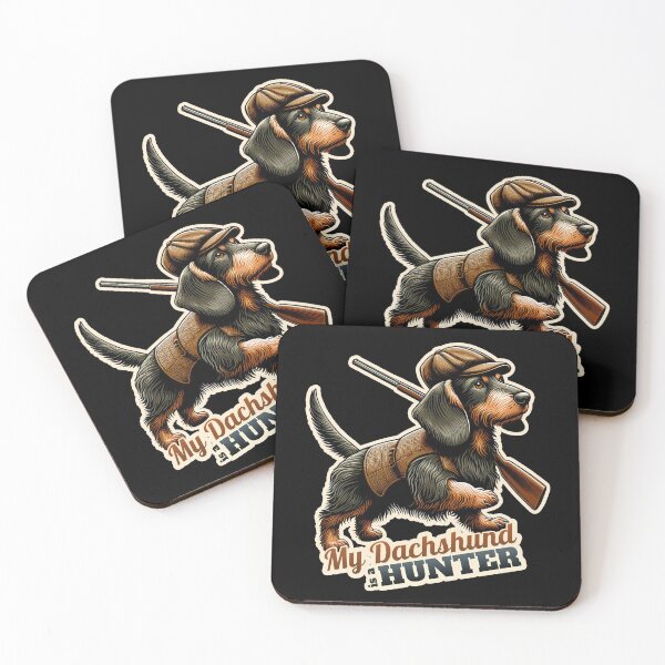 Item preview, Wire-haired Dachshund Hunter designed and sold by ThisDress.