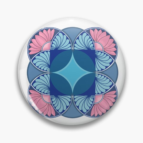 Item preview, Beautiful pink and Blue Mandala Design designed and sold by ArchanaVA.