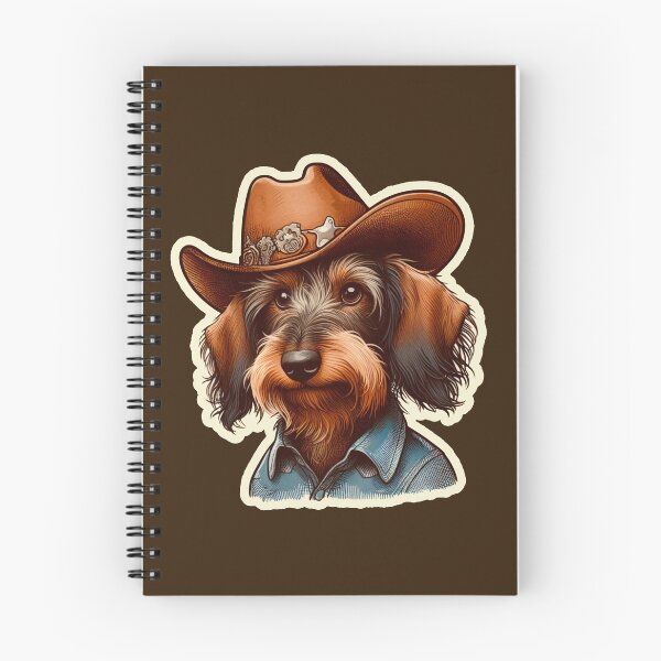 Item preview, Wire-haired Dachshund Cowboy puppy designed and sold by ThisDress.