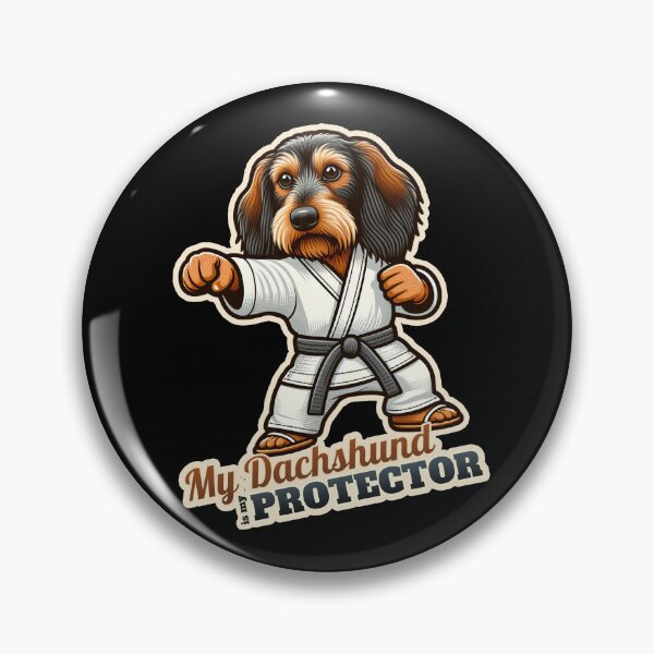 Item preview, Wire-haired Dachshund karate designed and sold by ThisDress.