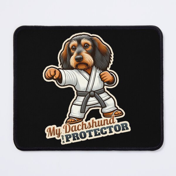 Item preview, Wire-haired Dachshund karate designed and sold by ThisDress.