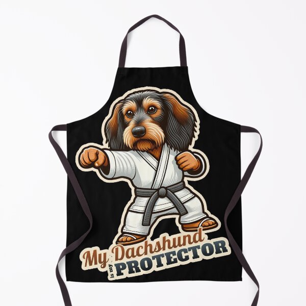 Item preview, Wire-haired Dachshund karate designed and sold by ThisDress.