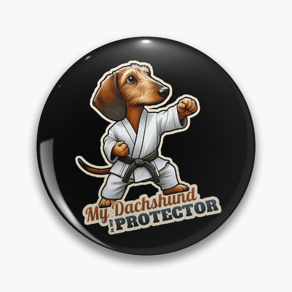 Item preview, Wire-haired Dachshund karate designed and sold by ThisDress.