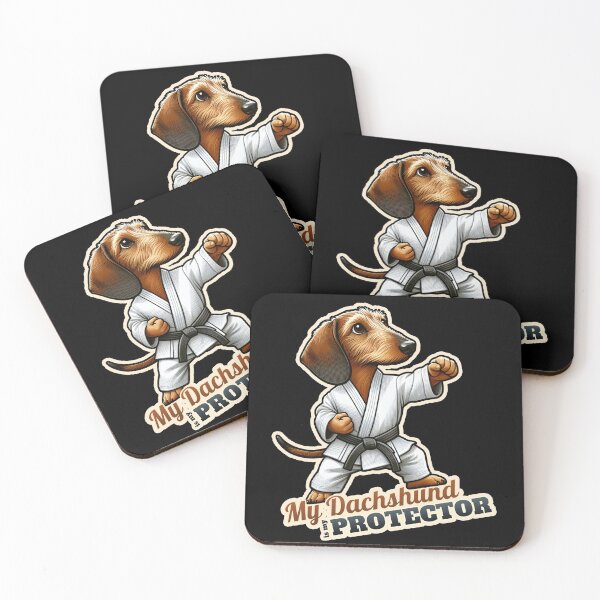 Item preview, Wire-haired Dachshund karate designed and sold by ThisDress.