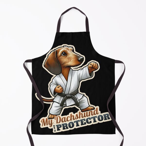 Item preview, Wire-haired Dachshund karate designed and sold by ThisDress.