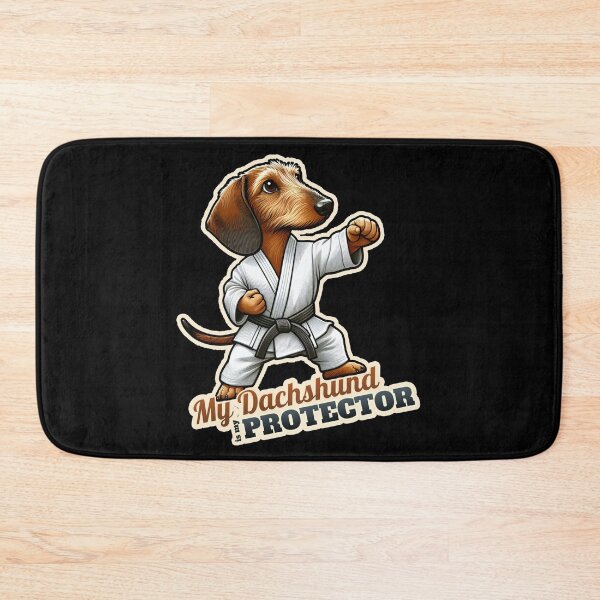 Item preview, Wire-haired Dachshund karate designed and sold by ThisDress.