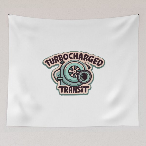 Item preview, Turbocharged Transit Truck Graphic designed and sold by NiftyWrx.