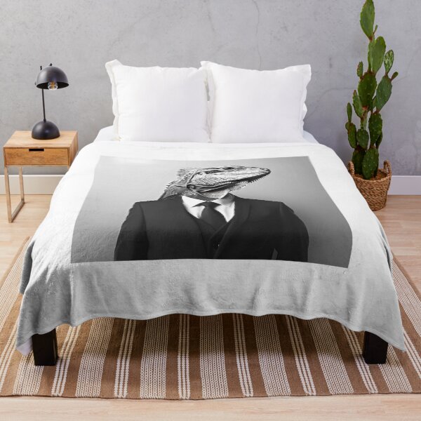 Item preview, Lizard Reptile in Business Suit Retro Art designed and sold by redstar19.