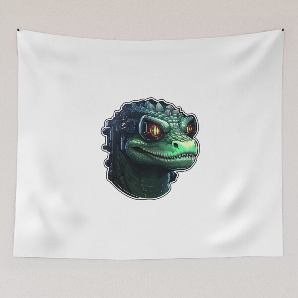 Item preview, Cyber Crocodile // Crocodile // Animal // Cyber Animal // Future // Animal Warrior designed and sold by SMARTKIT  DESIGNAGENCY.
