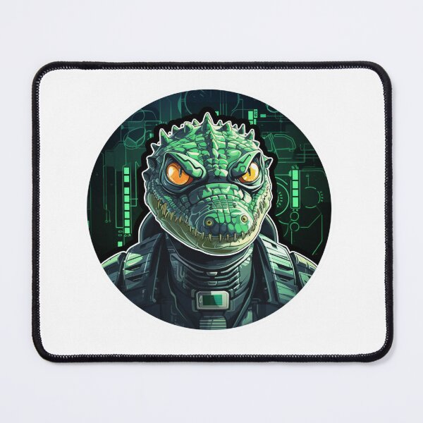 Item preview, Cyber Crocodile // Crocodile // Animal // Cyber Animal // Future // Animal Warrior designed and sold by SMARTKIT DESIGNAGENCY.