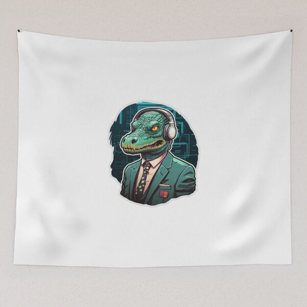Item preview, Cyber Crocodile // Crocodile // Animal // Cyber Animal // Future // Animal Warrior designed and sold by SMARTKIT  DESIGNAGENCY.