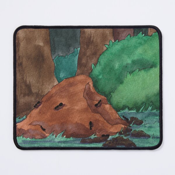 Item preview, watercolor anthill designed and sold by Chouetteplanete.