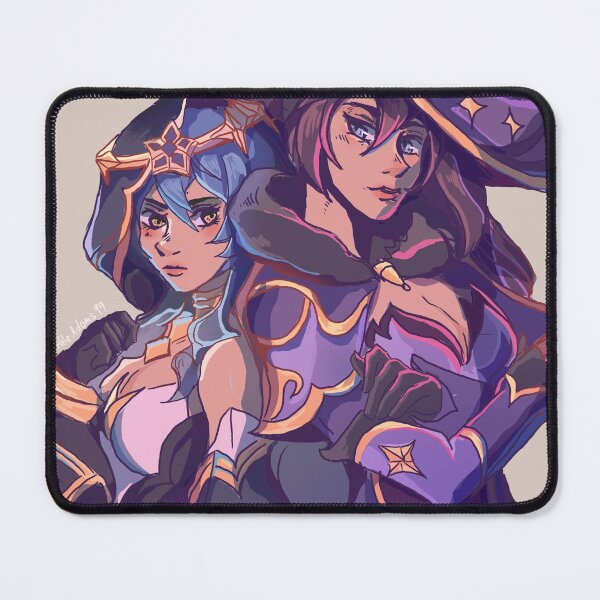 Item preview, mona and layla astrologist genshin impact designed and sold by Pale Adonis.