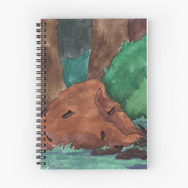 Item preview, watercolor anthill designed and sold by Chouetteplanete.